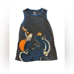 Octopus Graphic Kids Tank Top